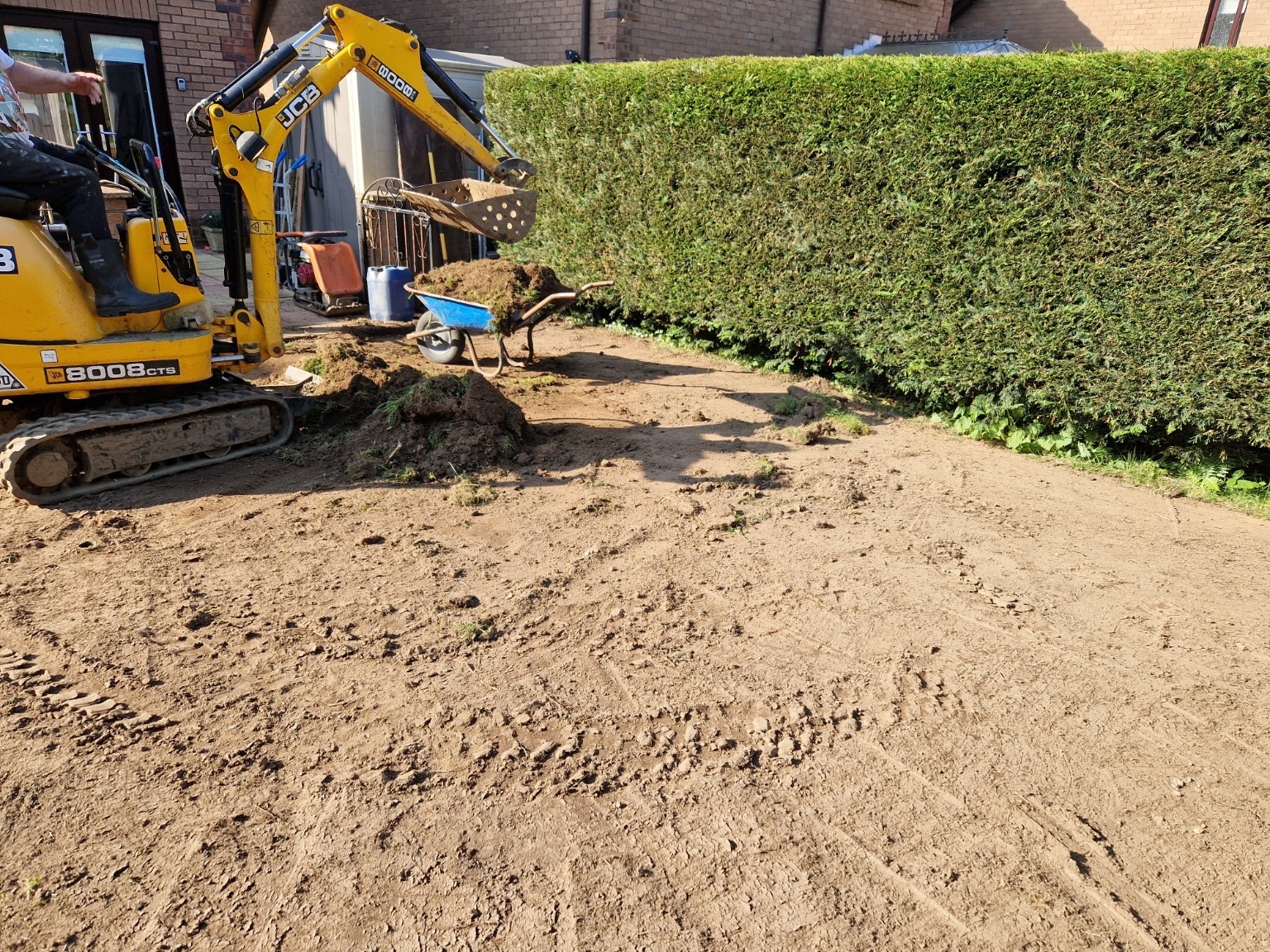 Before landscaping